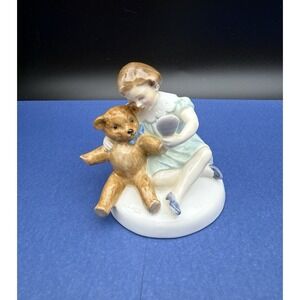 Royal Doulton My Teddy Figurine HN2177 Miniature Series 1961 Made in England